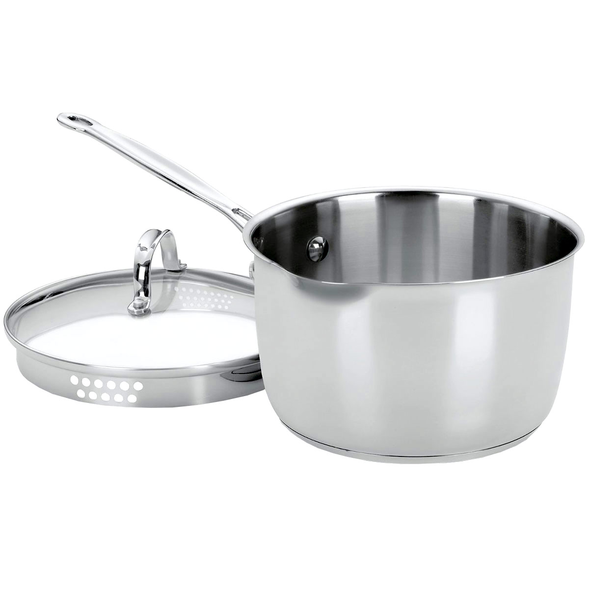 Cuisinart Chefs Classic Stainless 3 Qt. Cook and Pour Saucepan w