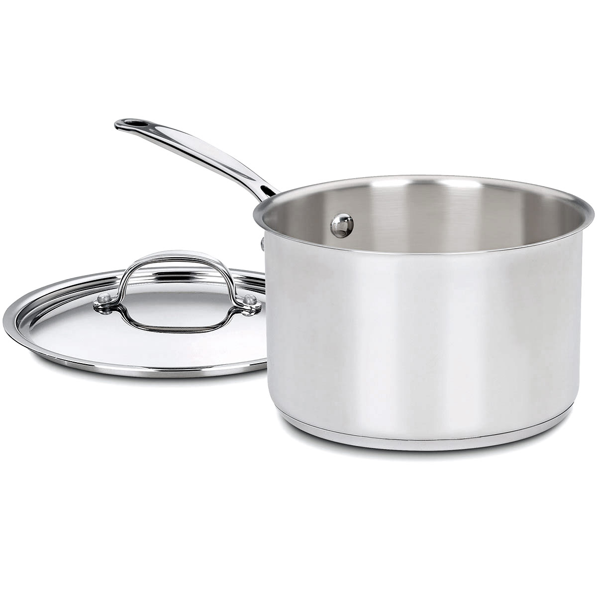 Cuisinart Chefs Classic Stainless 4 Qt. Saucepan w/Cover