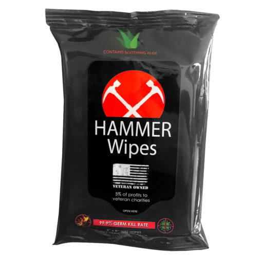 Sanitizer Wipes, Antibacterial Travel Pouch