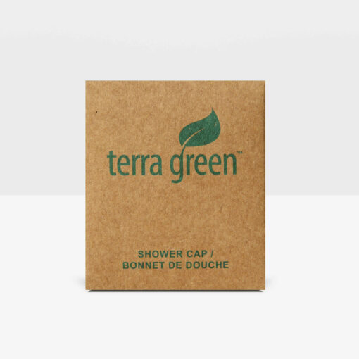 Shower Cap, Terra Green Collection, Recycled Box